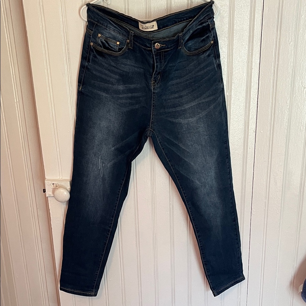 Mignon Dark Blue Ankle Jeans